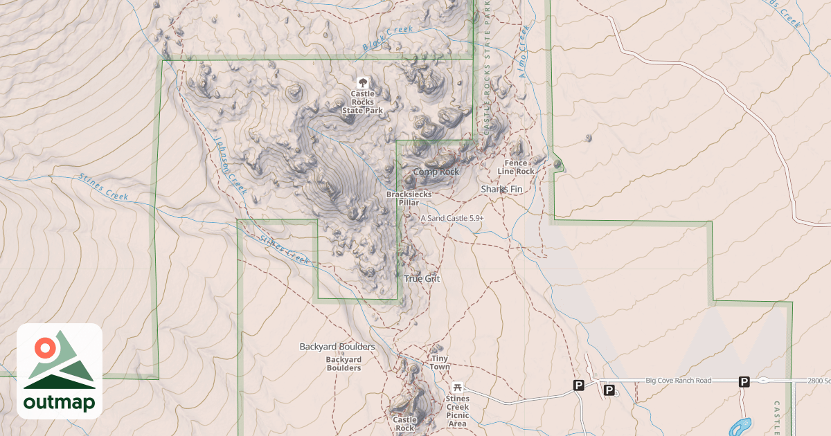 Map of A Sand Castle