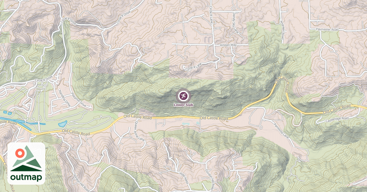 Map of Lower Slab
