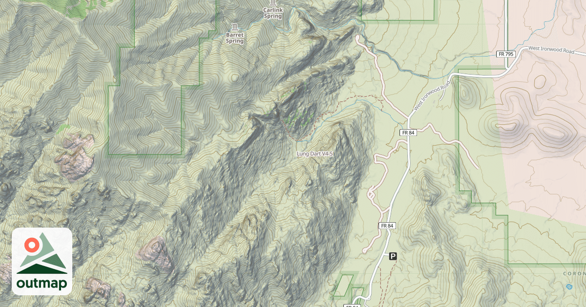 Map of Lung Dart