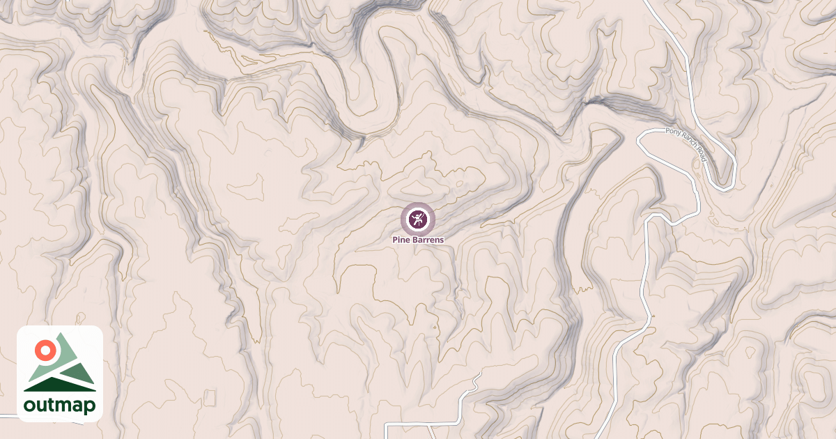 Map of Pine Barrens