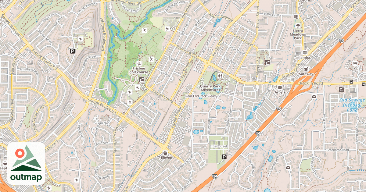 Map of Rear End Rack