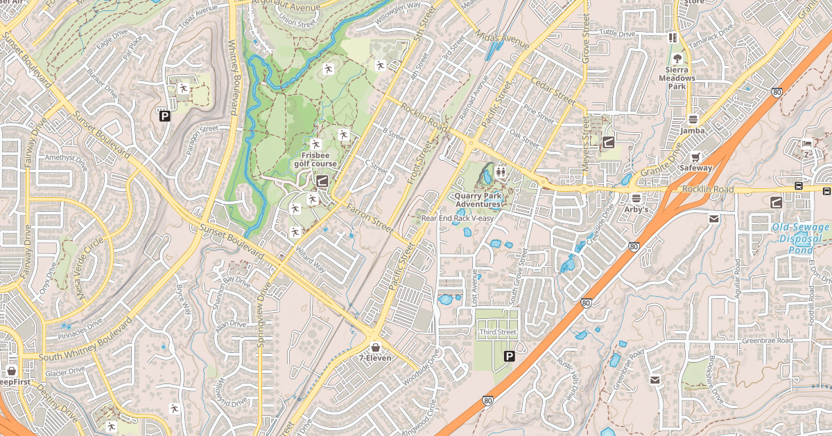 Map preview of Rear End Rack