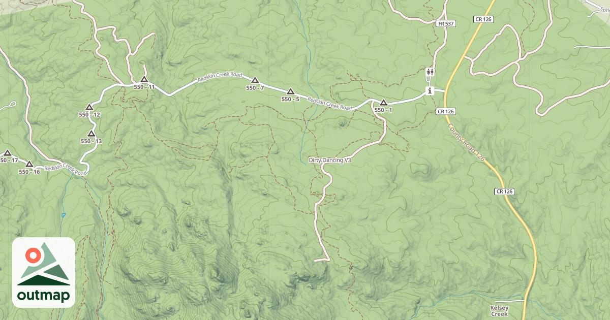 Map of Dirty Dancing
