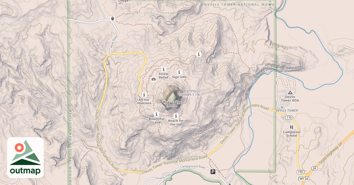 Map of Burning Daylight