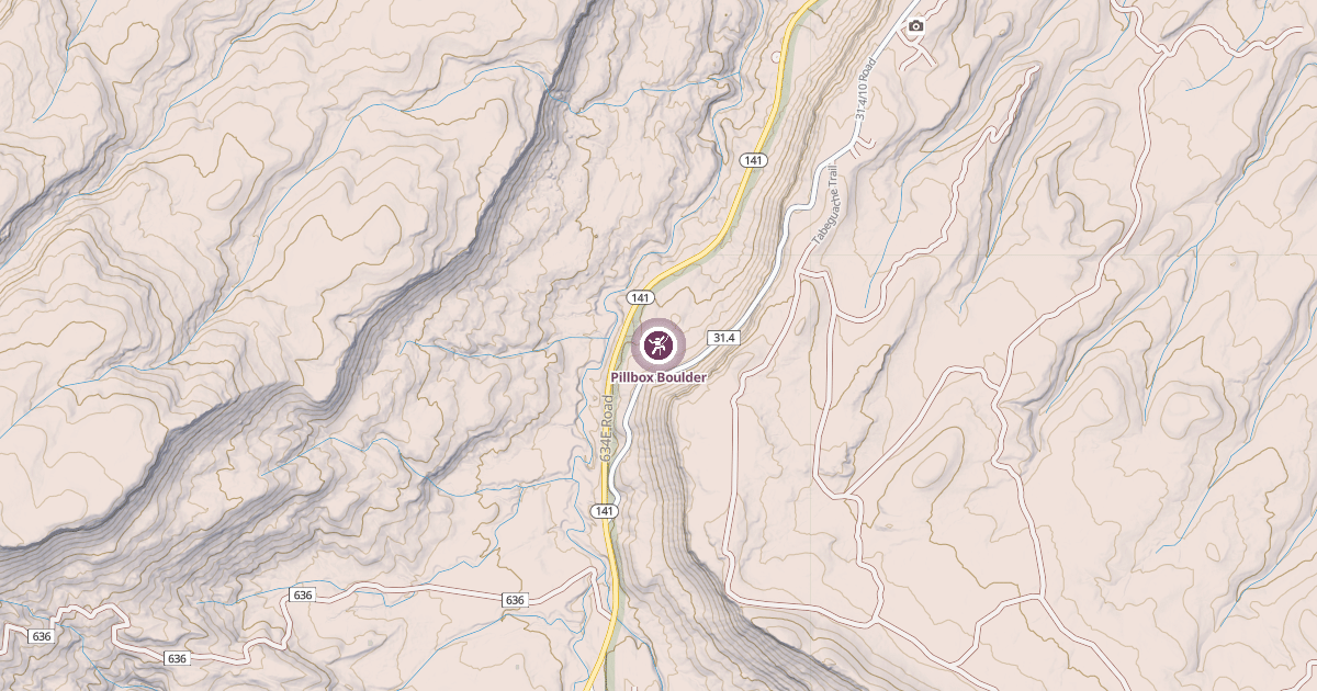 Map preview of Pillbox Boulder