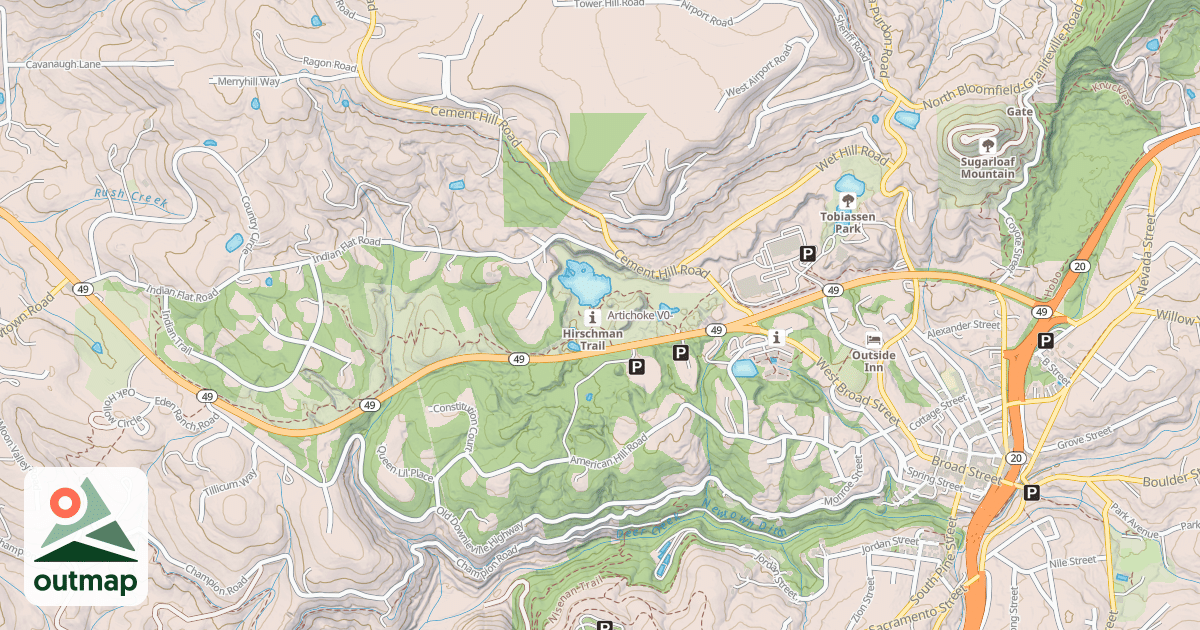 Map of Artichoke