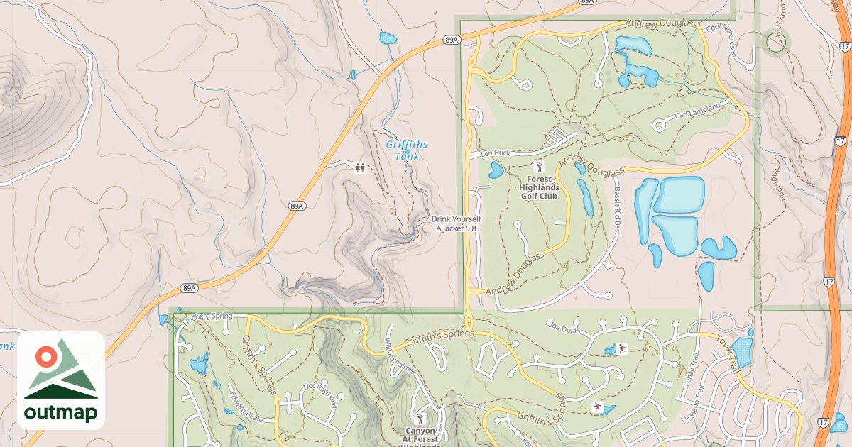Map of Drink Yourself A Jacket