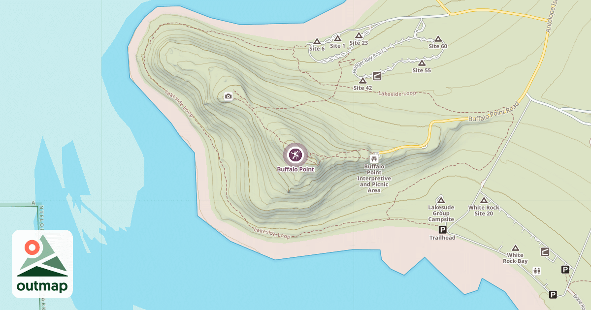 Map of Buffalo Point