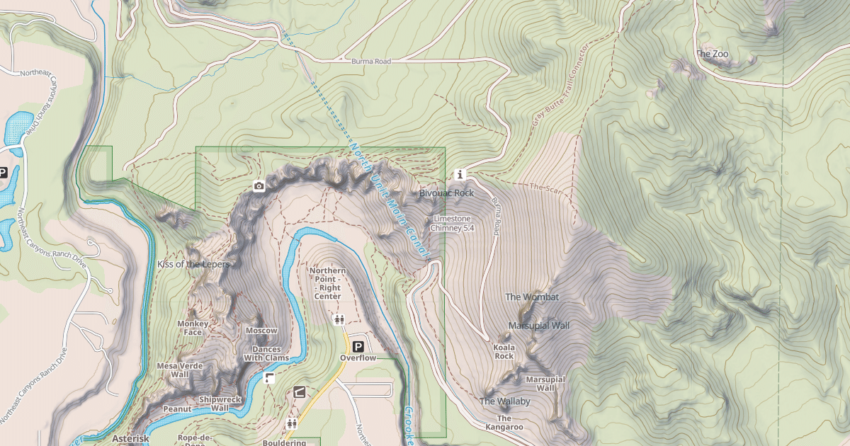 Map preview of Limestone Chimney