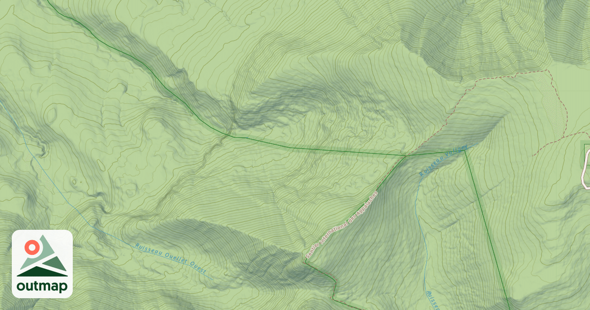 Map of Mont Fortin
