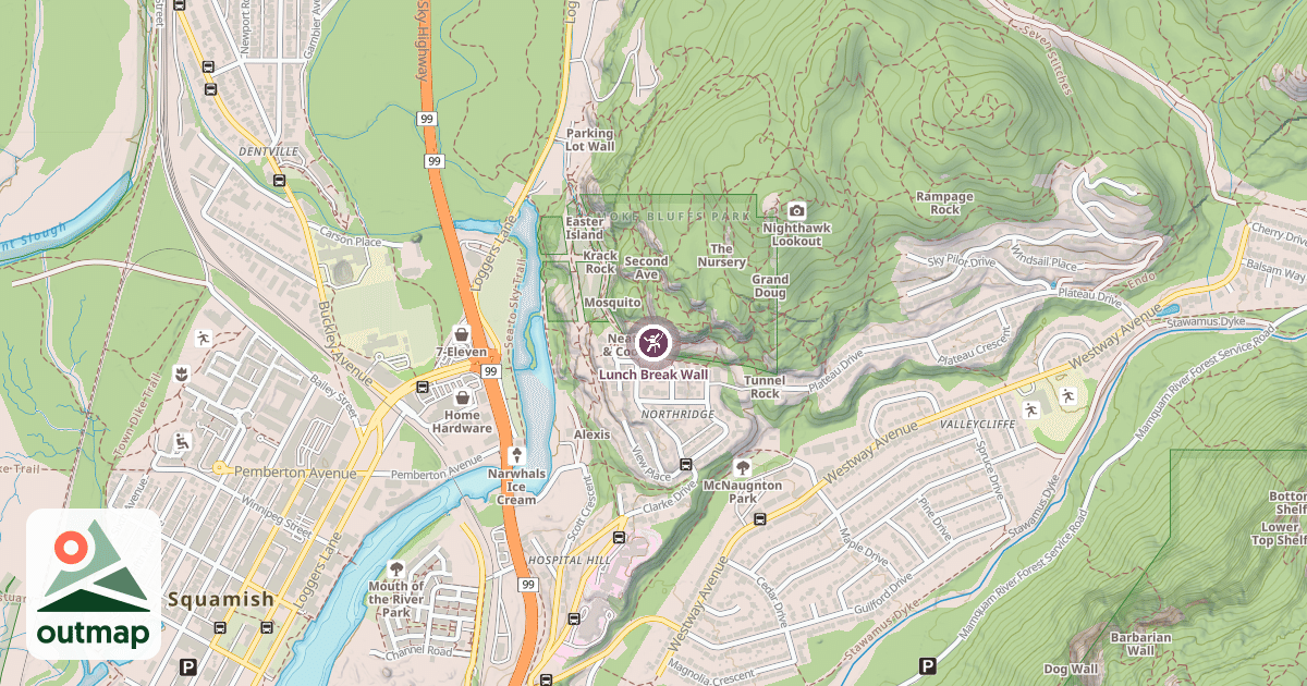Map of Lunch Break Wall