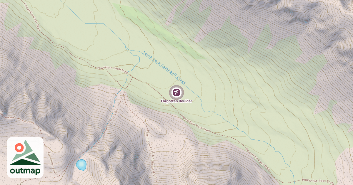 Map of Forgotten Boulder