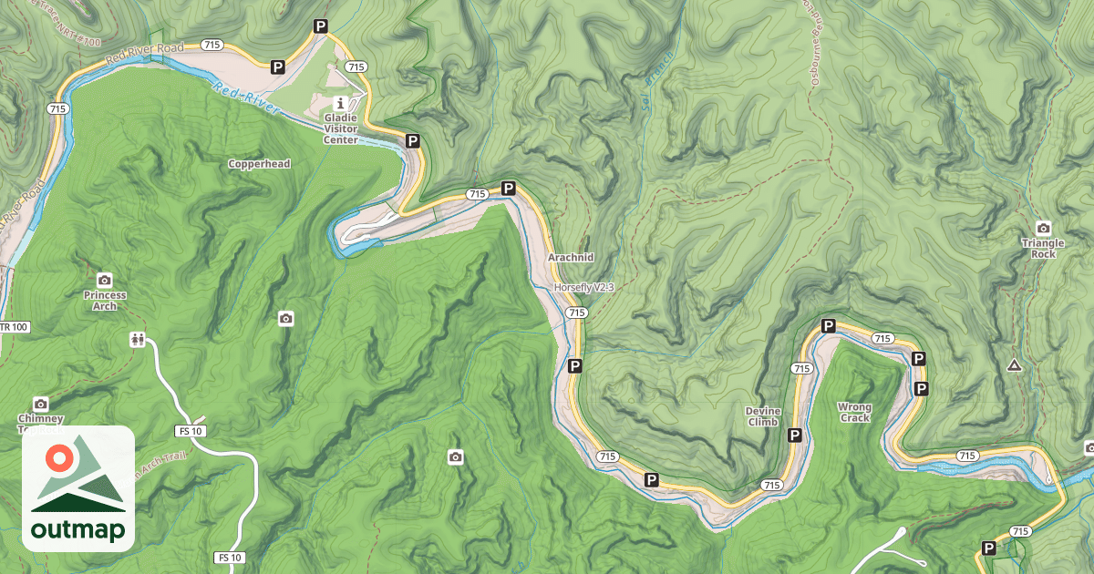 Map of Horsefly
