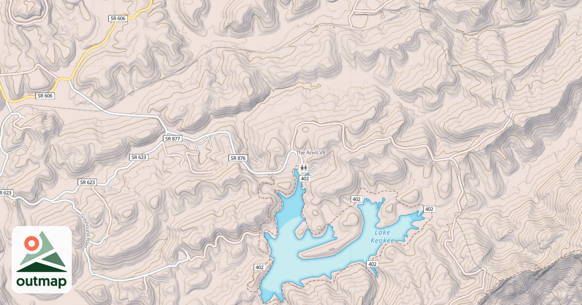 Map of ,The Anvil