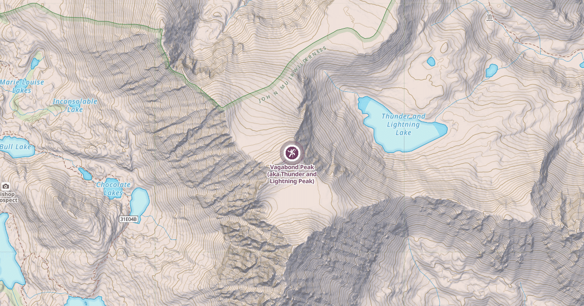 Map preview of Vagabond Peak (aka Thunder and Lightning Peak)