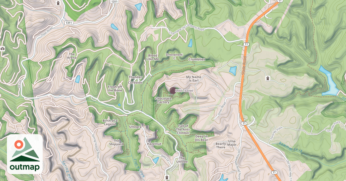 Map of Mike Teavee