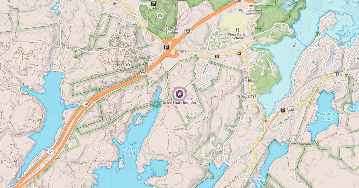 Map preview of Drive Shaft Boulder