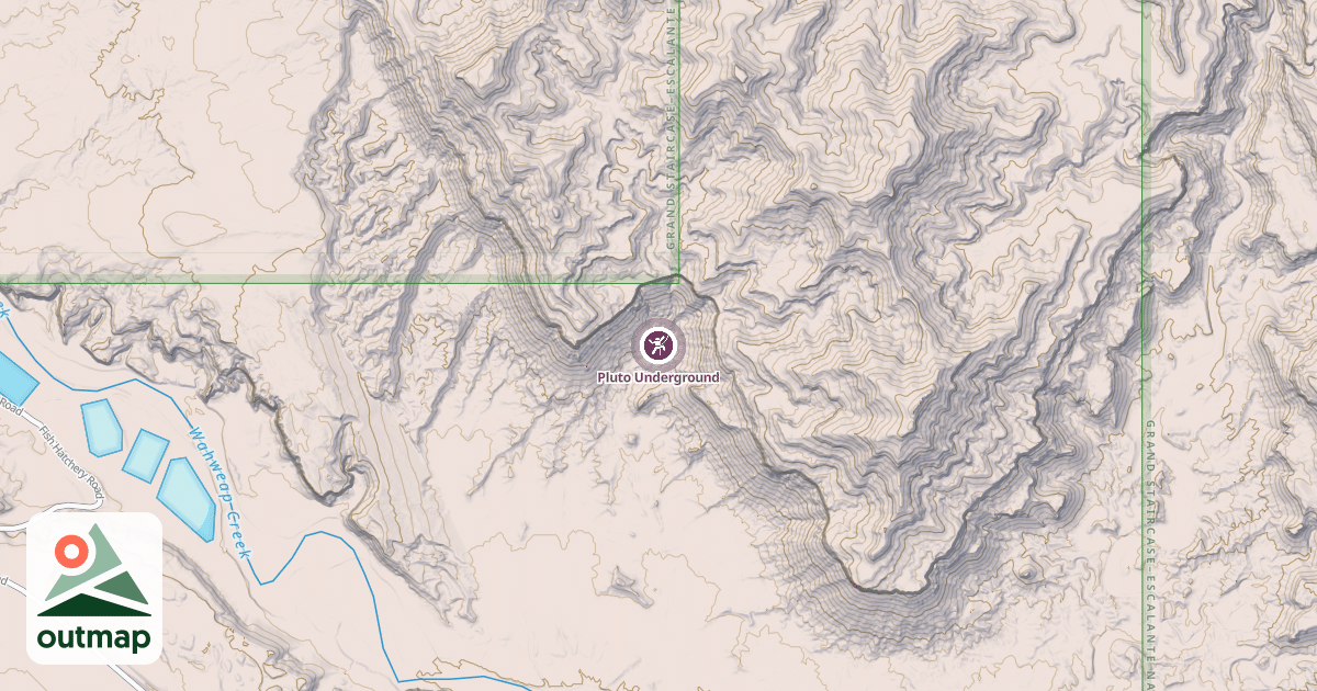 Map of Pluto Underground