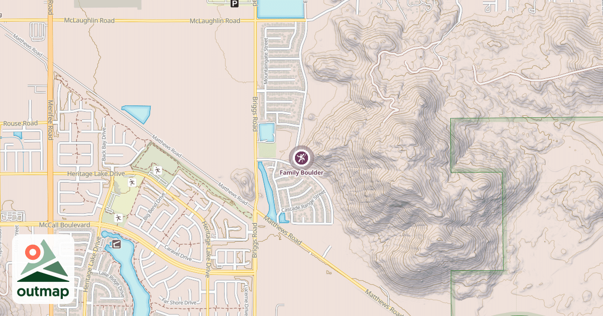 Map of Family Boulder
