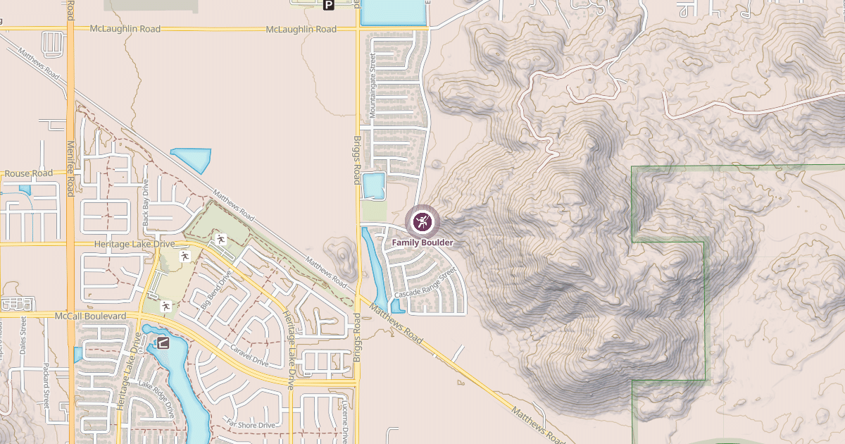 Map preview of Family Boulder