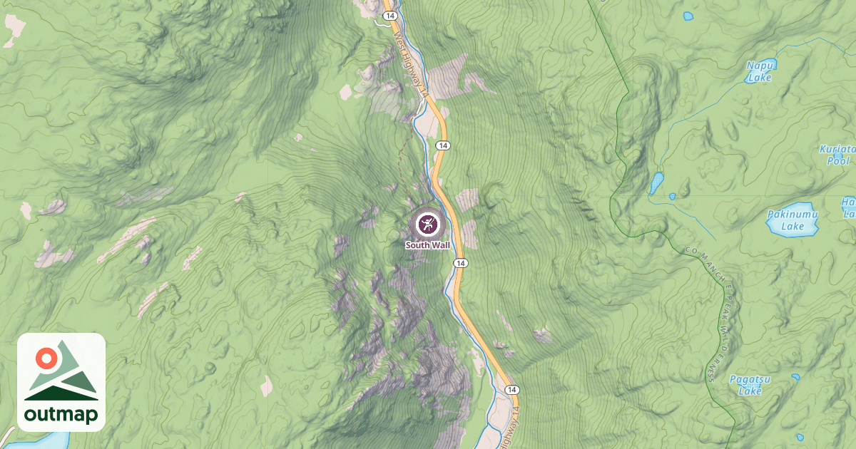 Map of South Wall