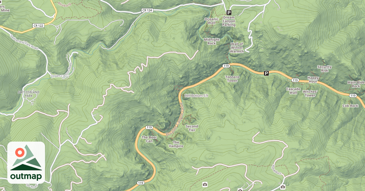 Map of Bell Bottom