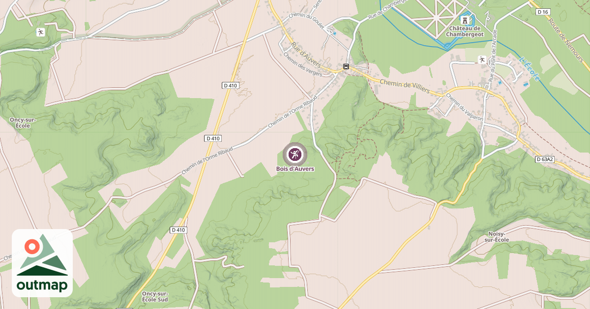 Map of Bois d'Auvers