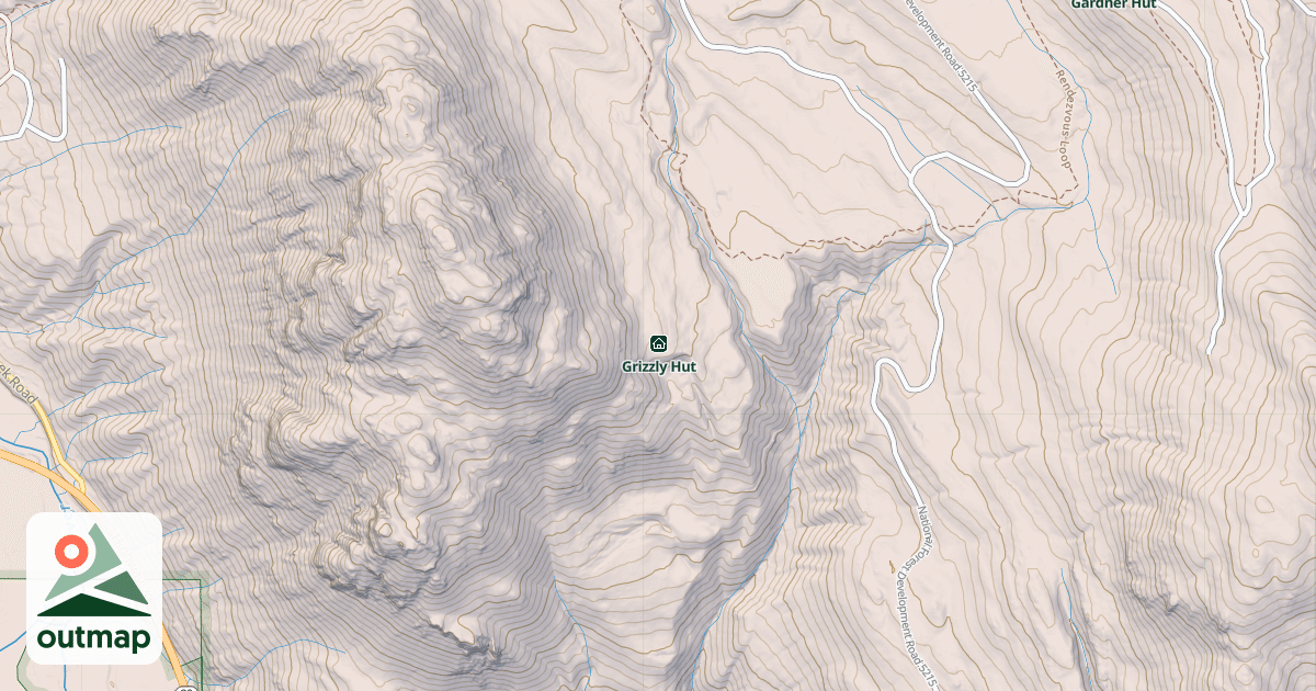Map of Grizzly Hut