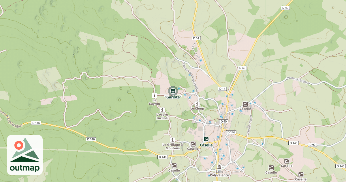 Map of "Gariote"