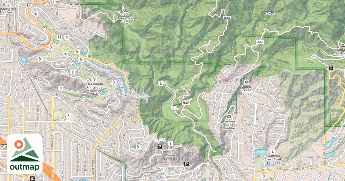Map of Madone