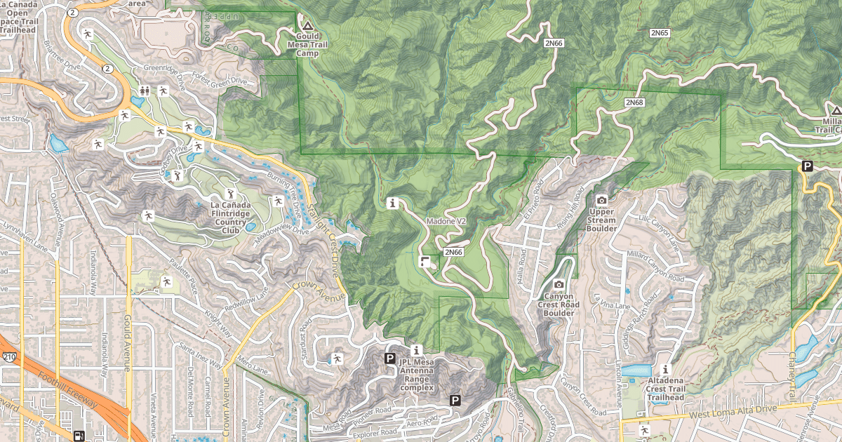 Map preview of Madone
