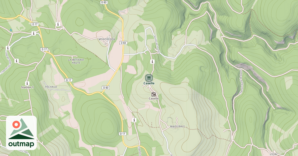 Map of Caselle