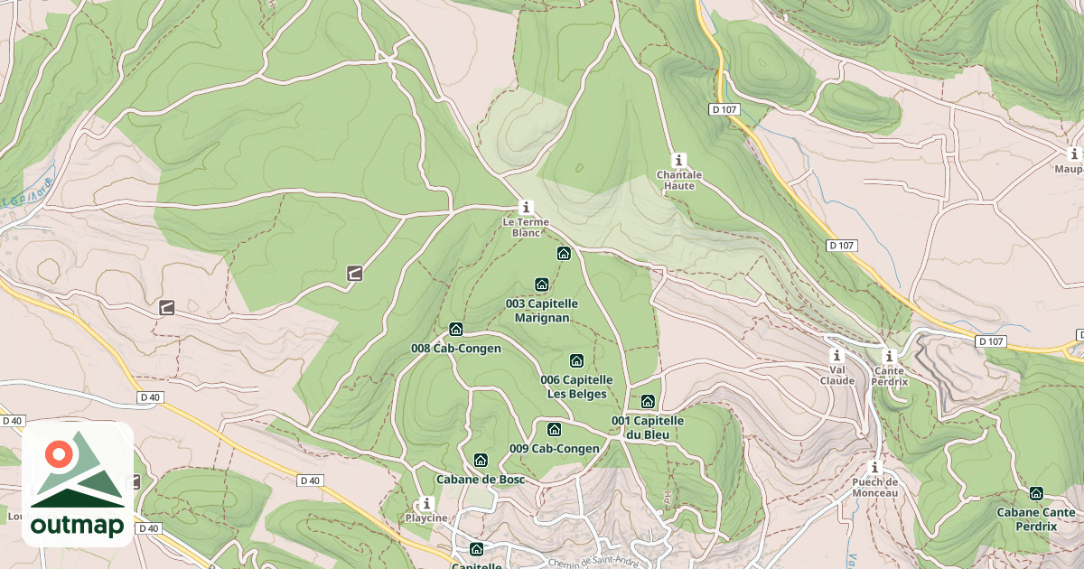 Map of 003  Capitelle Marignan