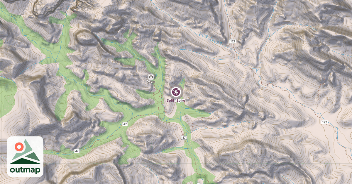 Map of Spliff Spire
