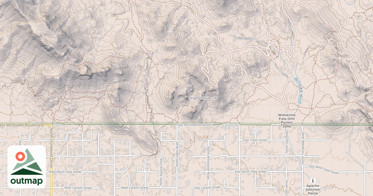 Map of Original Route
