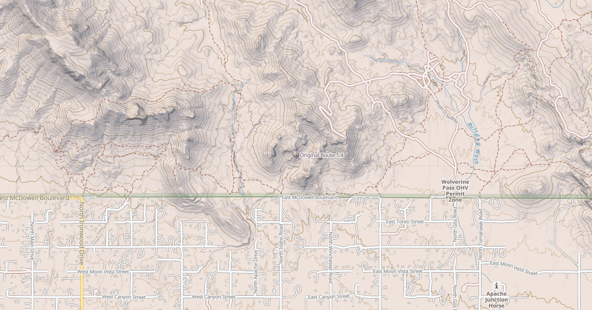 Map preview of Original Route