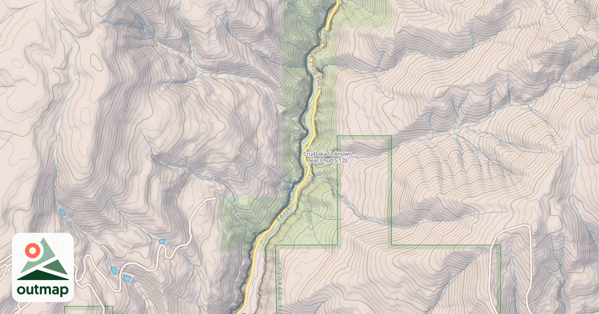Map of Crud  aka Unknown near Chud