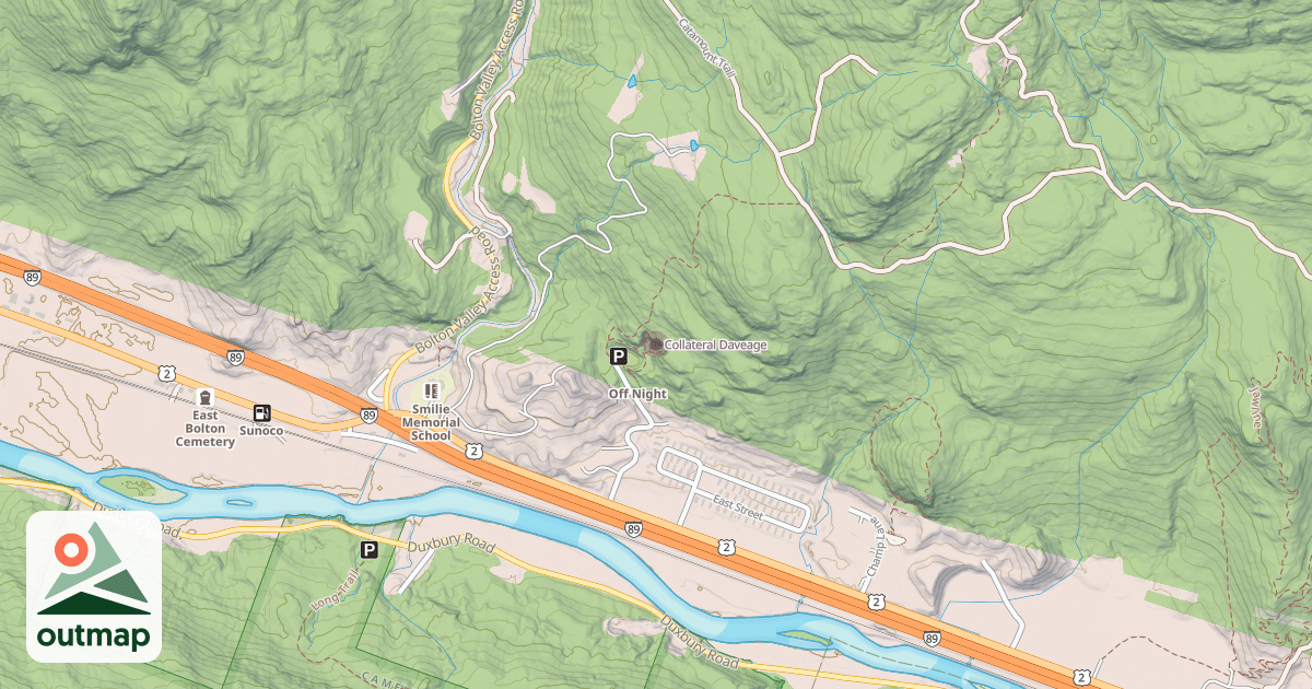Map of Collateral Daveage
