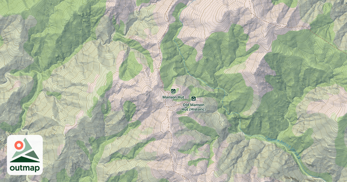 Map of Manson Hut
