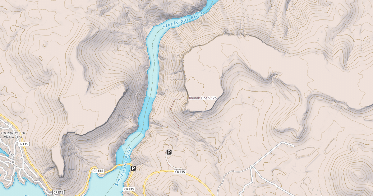 Map preview of Rhumb Line