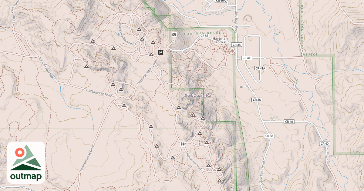 Map of Shark Crack