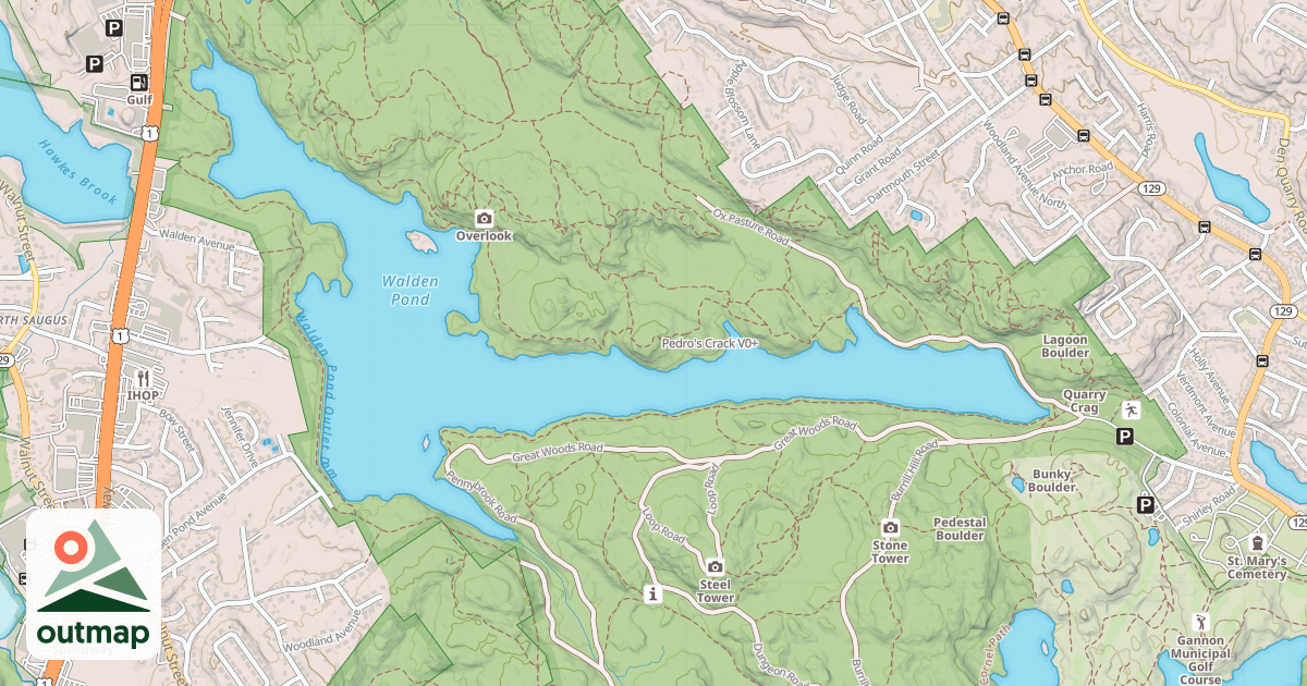 Map of Pedro's Crack