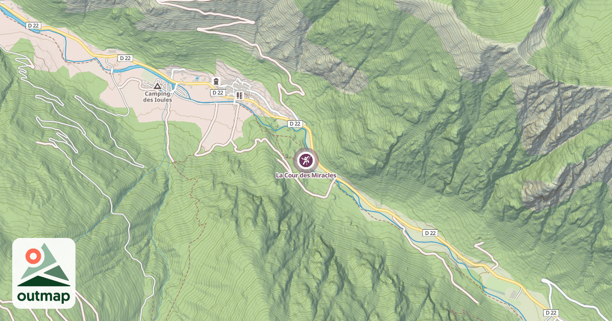 Map of La Cour des Miracles