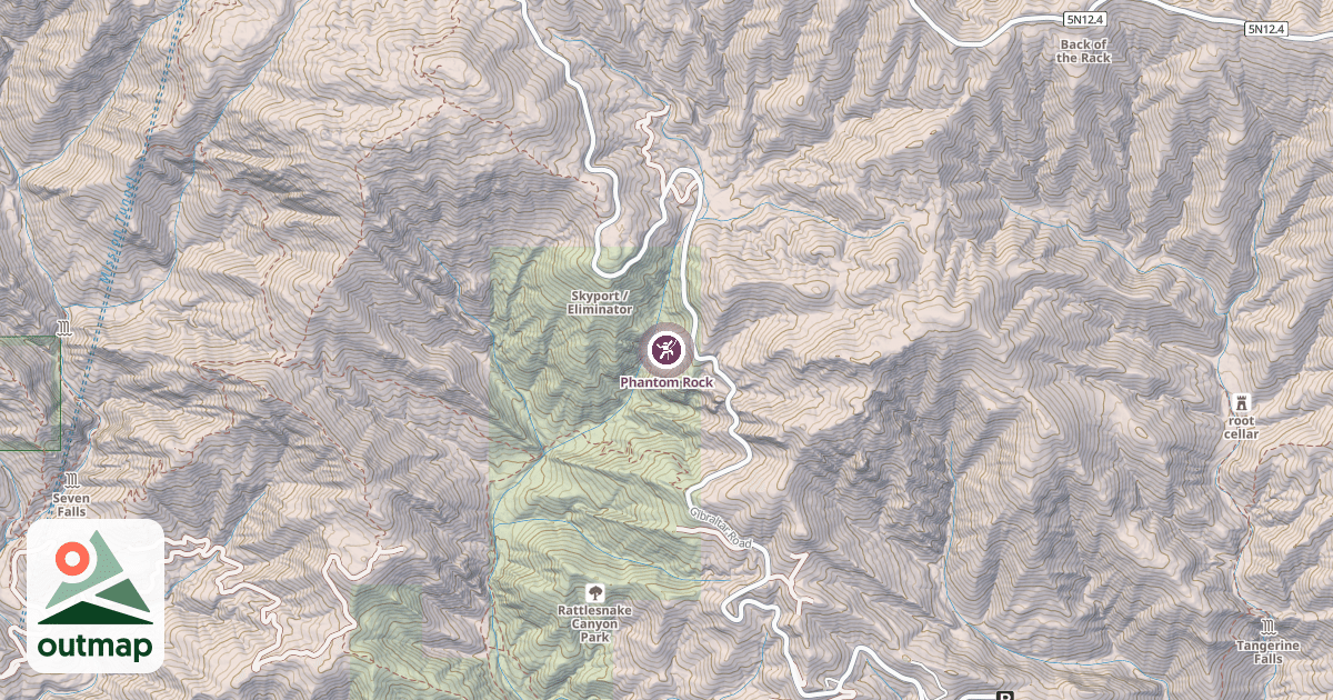 Map of Phantom Rock