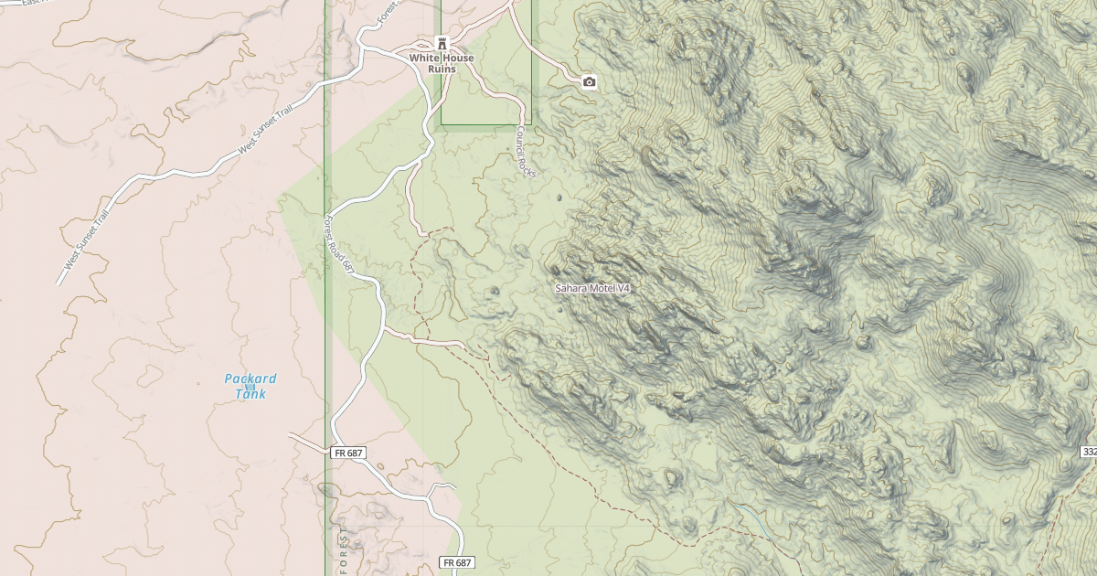 Map preview of Sahara Motel