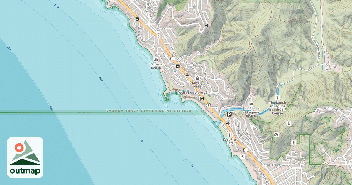 Map of Wolf's Den Wave