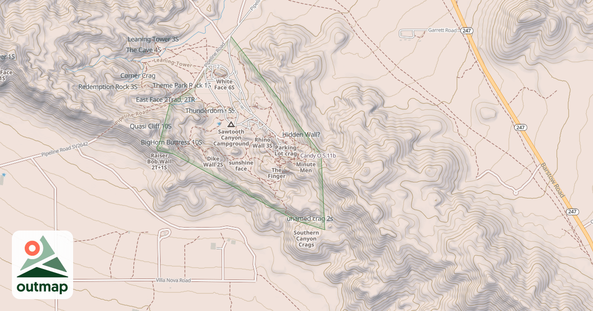 Map of Candy O