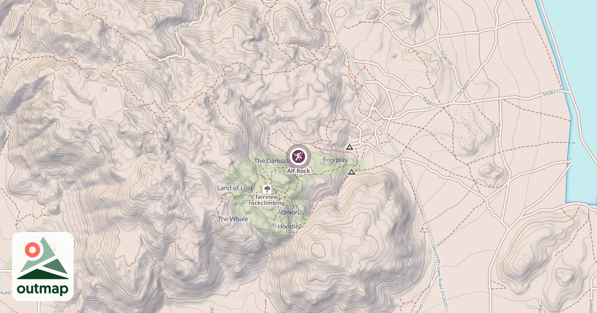 Map of Alf Rock