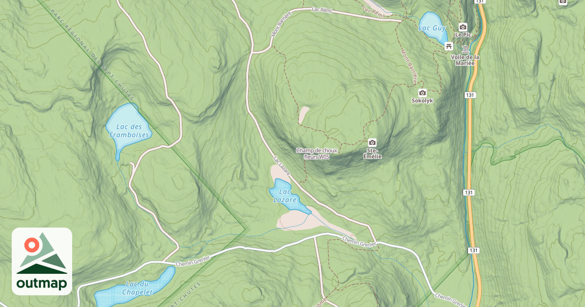 Map of Champ de choux fleurs