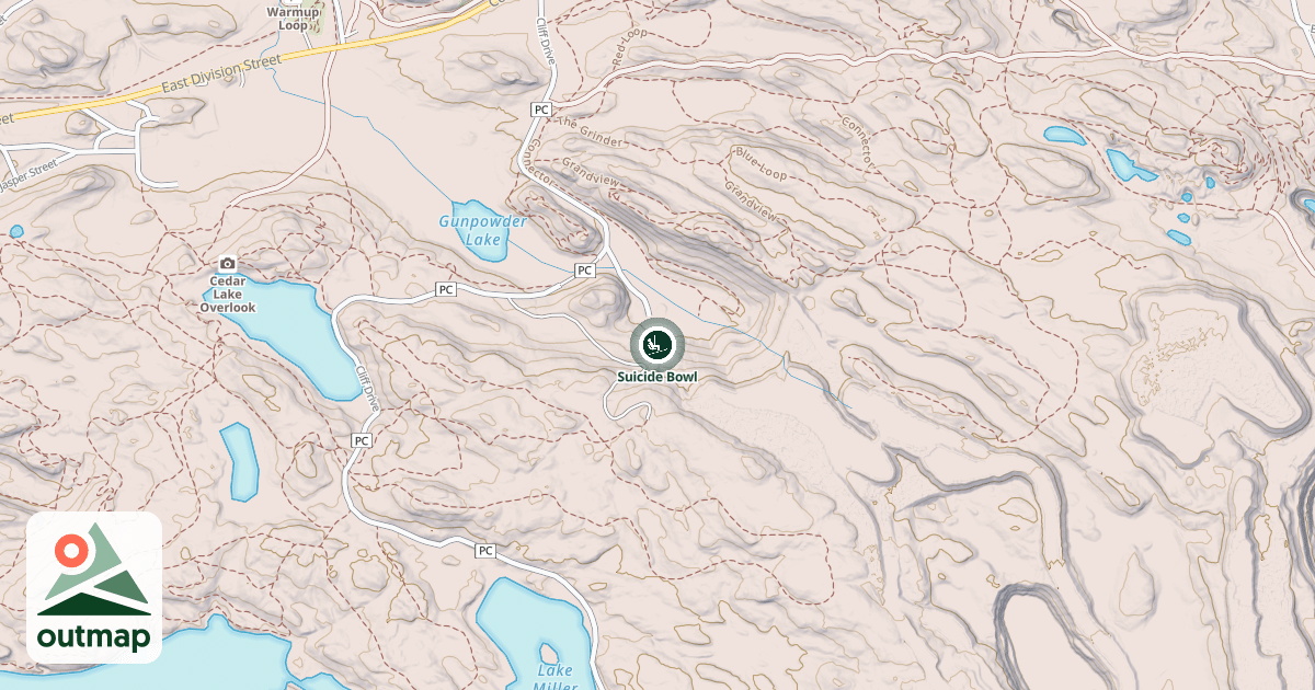 Map of Suicide Bowl